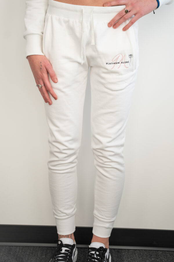 Platinum Aloré white jogger sweat pants - 38% OFF - Image 2